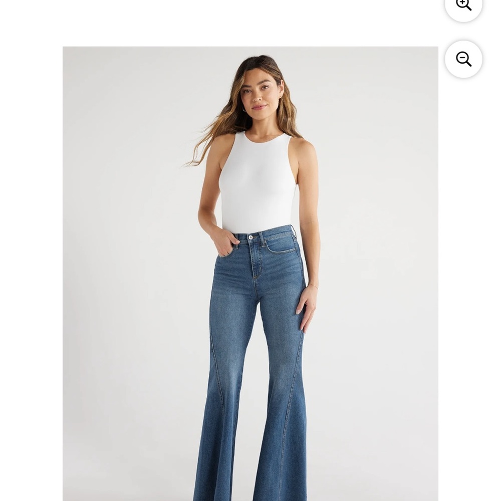 Sofia by Sofia Vergara Blue Flare Jeans